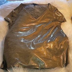 Metallic Gold Tshirt